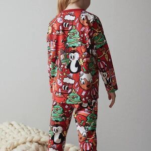 Next Red Christmas Holiday Pajama Sz 7